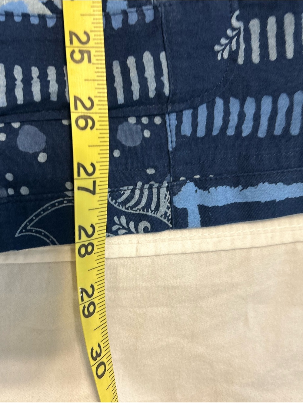 J. Crew Indigo-Dyed Madras Patchwork Blue Long-Sleeve Shirt - Picture 10 of 10